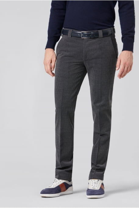 New Look pull on cord trousers in dark grey | ASOS